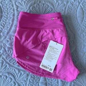Lululemon Speed Up LR Short 2.5” Lined SNCP Sonic Pink Size 6